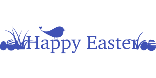 Happy Easter Blue Bird